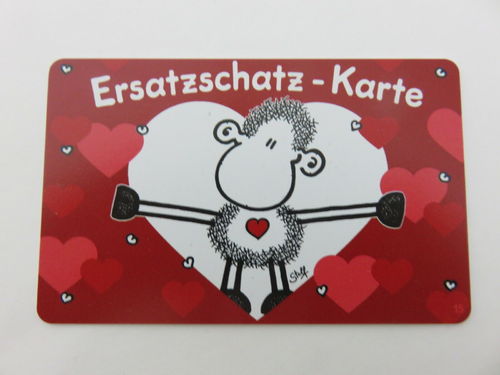 Ersatz-Schatz Karte - Freundschaftskarte