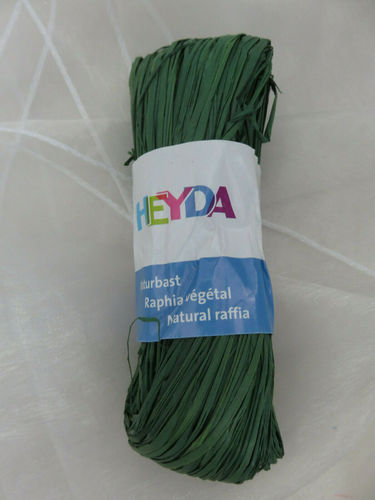 Heyda - Naturbast 50 g grün