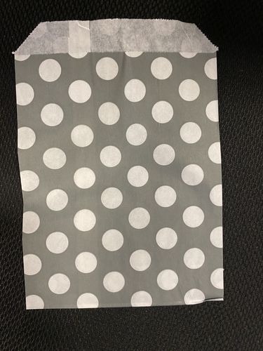 Verpackungstütchen grau/weiß