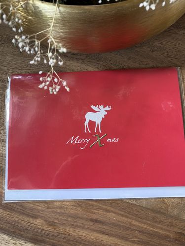 Weihnachtskarte - Merry xMas
