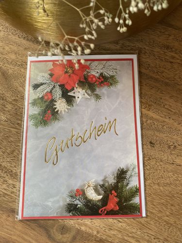 Weihnachtskarte/Gutscheinkarte