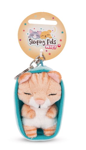 Schlüsselanhänger Sleeping Pets Katze