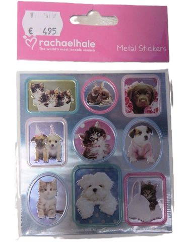 Metal Stickers - Sticker Katze Hunde