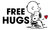 Isolierflasche Snoopy Free Hugs
